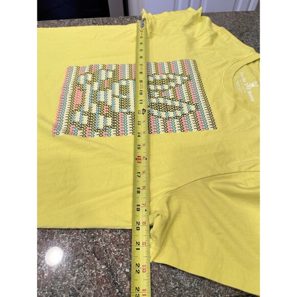 Psycho Bunny Tshirt  Print Graphic‎ Tee Lime green Short Sleeve Small - Picture 3 of 7